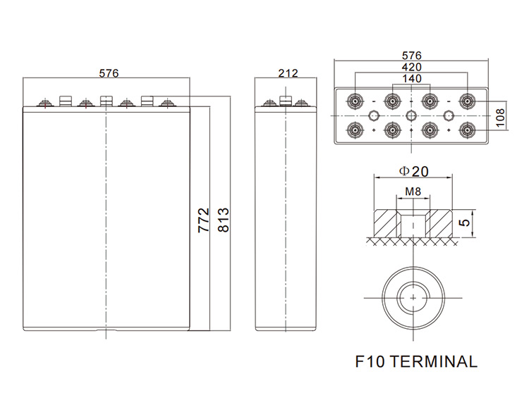 2V3000AH-OPzV-Battery