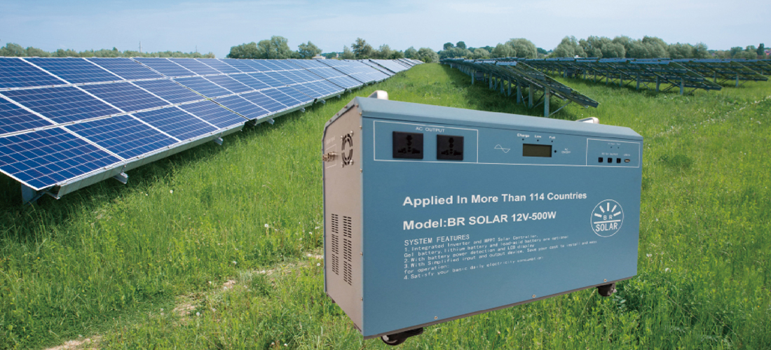 Kit de sistema solar model calent de 500W-Poster