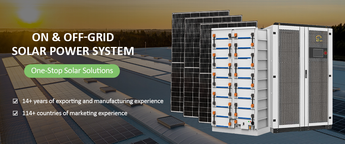 Poster del sistema di energia solare on&off